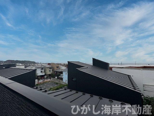 鎌倉市由比ガ浜４丁目　新築戸建　全５棟の展望|ルーフバルコニーからの眺望