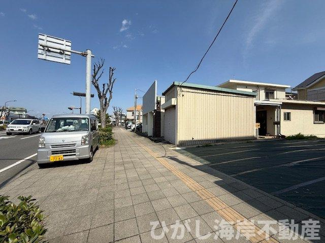 中郡大磯町高麗３丁目　売地の前面道路含む現地写真|現地外観