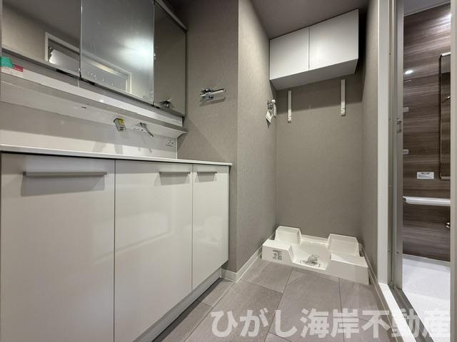 グレーシア湘南ライフタウンの脱衣所|新規リフォーム完了！　脱衣スペース