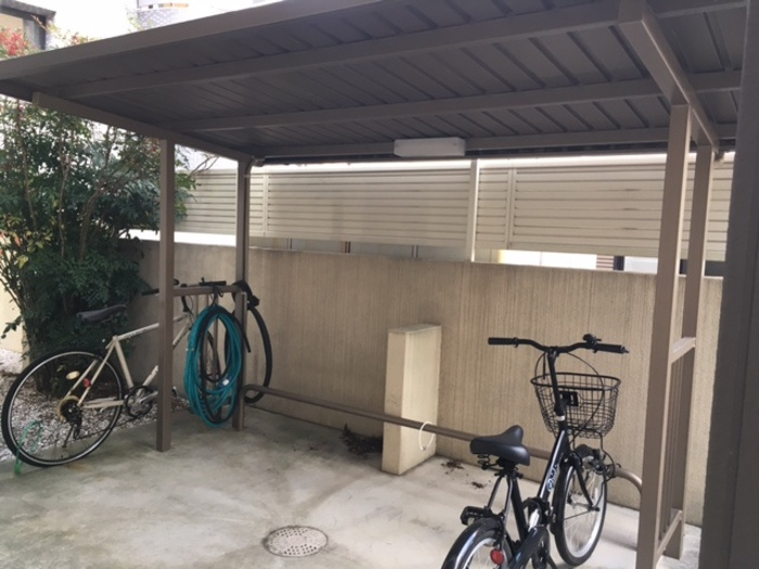 クイント パラッツォのその他共用部分|駐輪場に自転車も停められます♪