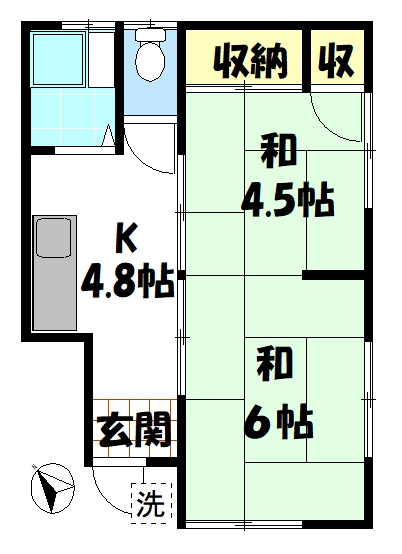 【間取り】 | カミヤ荘