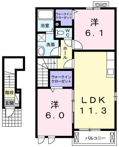 ヴィラ　セイバリーの間取り|間取図