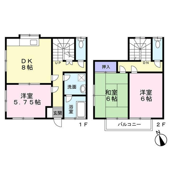 【間取り】 | 倉本貸家
