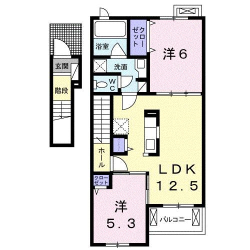セレーノＣの間取り