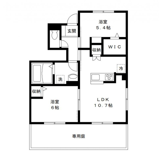 【間取り】 | エルメゾン・エイザ　Ａ棟