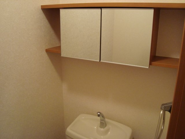 リバパレスおおたかの森の収納|トイレ収納