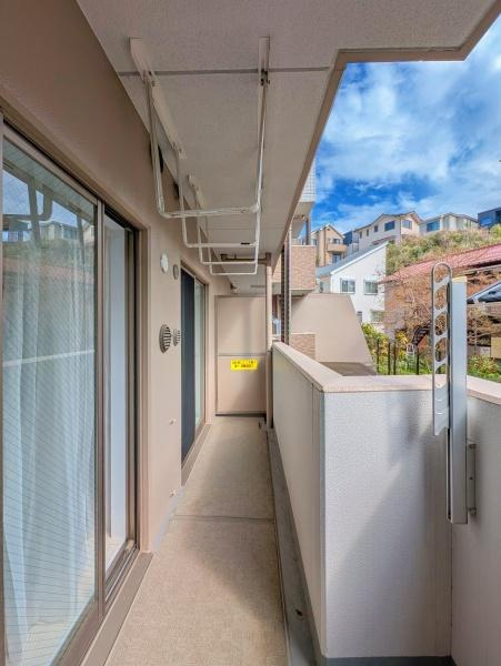 クオス金沢八景レジデンシャルステージのバルコニー|陽当り良好のバルコニー！
風通しもよく気持ちいいです