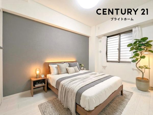 クオス金沢八景レジデンシャルステージの洋室|本画像はAIがCGで家具作成しており、実際の現地に家具は設置されておりません。また、販売価格に家具等は含まれておりません。