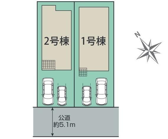 横浜市南区中里４丁目の新築一戸建の区画図|閑静な住宅地にございます！
是非現地へお越しください！