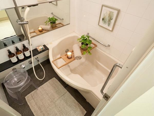 グランスイート岡本の浴室|ゆったりとお過ごしいただけるバスルームです!