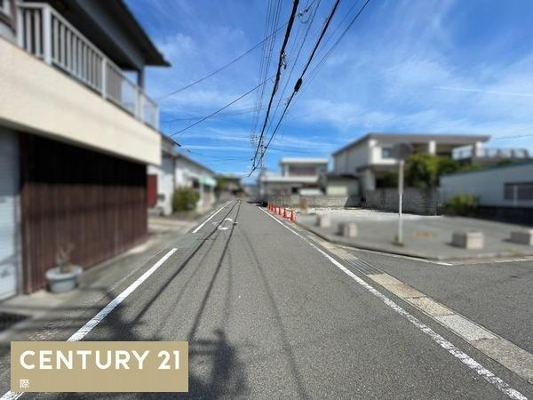 和歌山市鳴神　土地の前面道路含む現地写真