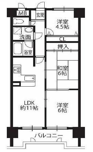 レイダント畑屋敷の間取り