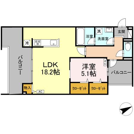 【間取り】 | D-residence稲城-ディーレジデンスイナギ-