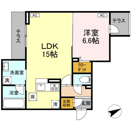 【間取り】 | D-residence稲城-ディーレジデンスイナギ-