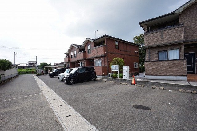 パークサイド・サンリッチＡの駐車場