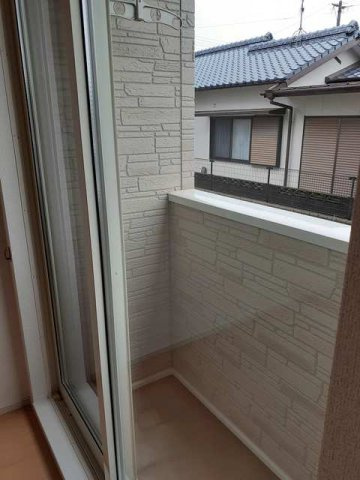 プラシード　ハイツ　Ⅱのバルコニー