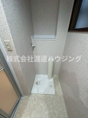 西成区千本南1丁目一戸建の設備|室内洗濯パン