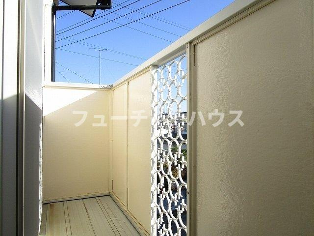 パステルＭ１のバルコニー|広々としたバルコニーです