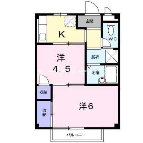 パステルＭ１の間取り