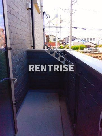 AX新町のバルコニー