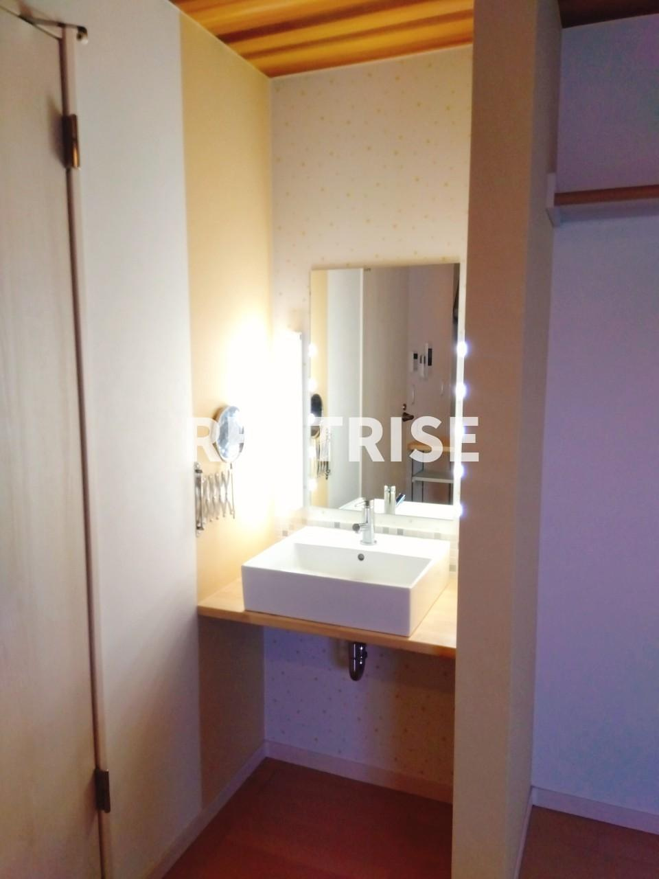 AX新町の洗面所