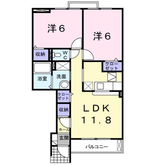 【間取り】 | ヌーベルコート．Ｅ
