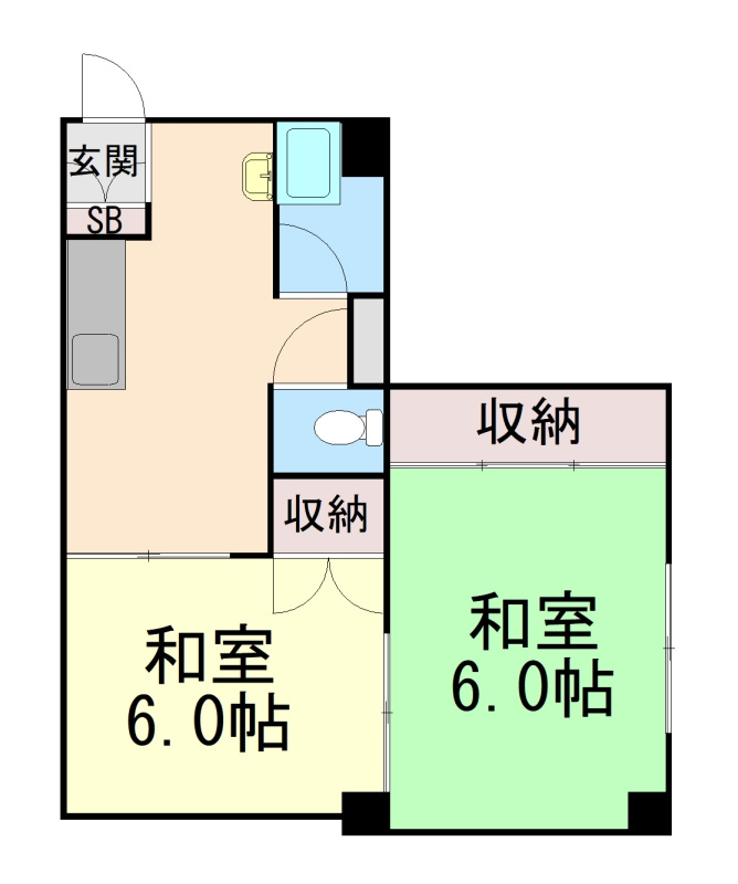 カーサ六甲の間取り