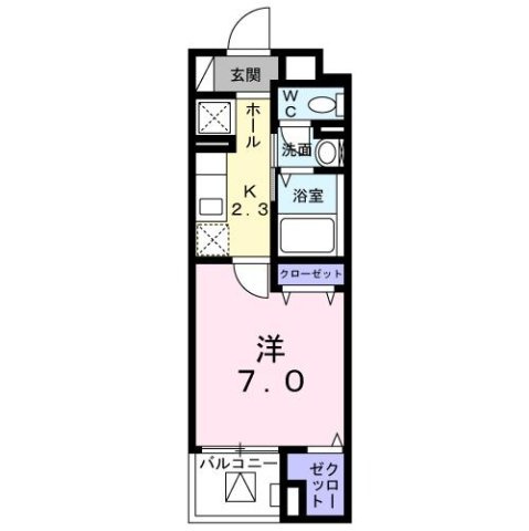 ゆずりはの間取り