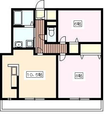 サンビレッジ府中　Ａの間取り