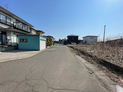 【前面道路含む現地写真】 | 秋田市外旭川八幡田