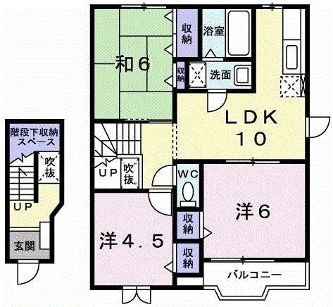 ドリカム　ロードの間取り