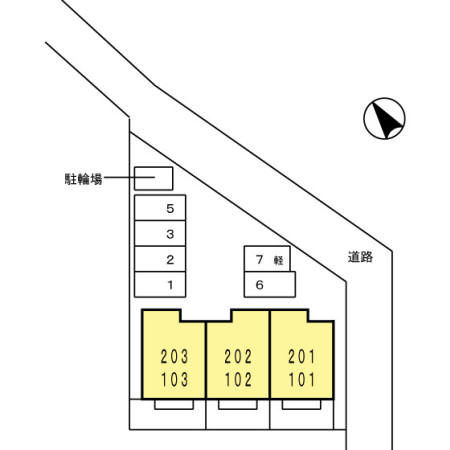 グランクレール自由が丘の区画図