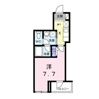 【間取り】 | ライズ脇田町　Ａ館 | 間取図