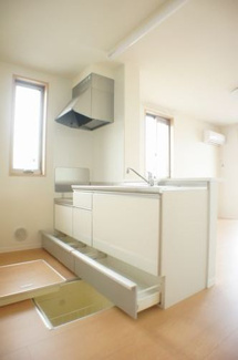 【キッチン】 | リュミエール近藤　A | きれいなキッチンです