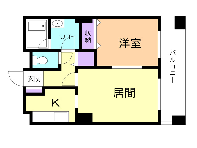 サンヴェール中央の間取り