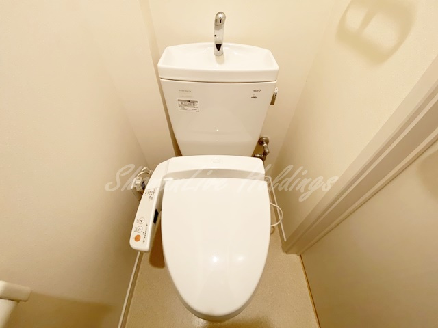 藤沢市辻堂元町３丁目のアパートのトイレ|トイレもきれいです