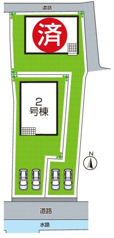 奈良市東九条町　第21期　新築一戸建て　の区画図|全２区画