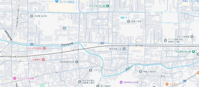 ●桜井市外山　第5期　新築一戸建ての地図