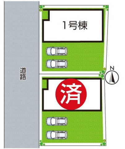 ●12(土)13(日)現地案内可能！　桜井市外山　全2邸の区画図|全2区画