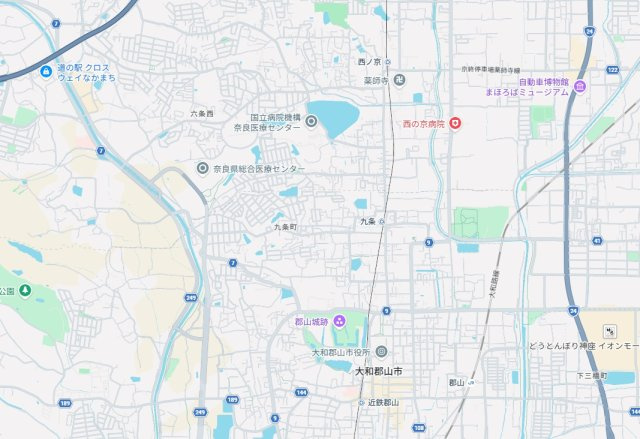 ●5(土)6(日)現地案内可能！　大和郡山市九条町　全11邸の地図