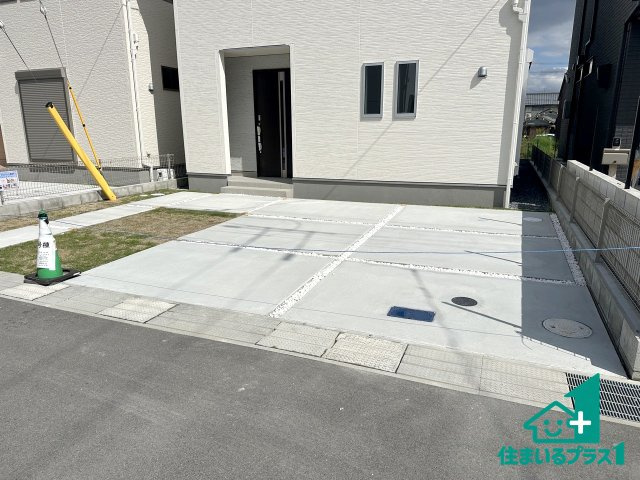 ●大和郡山市九条町　第4期　新築一戸建ての駐車場|駐車スペース！散水栓があるので、こまめに愛車を洗えます！