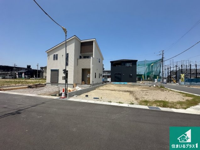 ●大和郡山市九条町　第4期　新築一戸建ての外観|現在はこんな感じです。完成までが待ち遠しいですね。