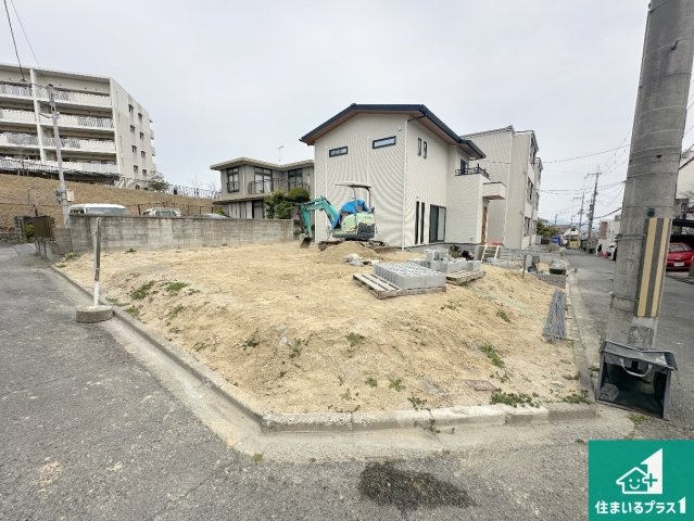 ●奈良市学園朝日町　第2期　新築一戸建ての外観|現在はこんな感じです。完成までが待ち遠しいですね。