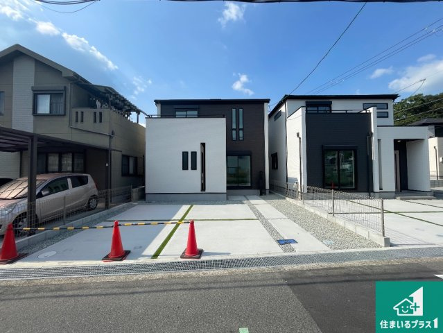 柏原市田辺　第3期　新築一戸建ての外観|お客様に長く安心して住んでいだだける事にこだわった家づくり！住んでからのアフターサービスにもしっかりと取り組んでいます！