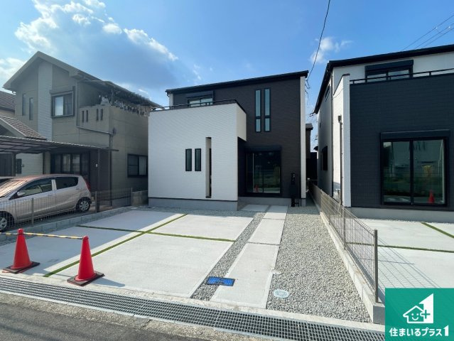 ♦柏原市田辺　第3期　新築一戸建ての外観|お客様に長く安心して住んでいだだける事にこだわった家づくり！住んでからのアフターサービスにもしっかりと取り組んでいます！