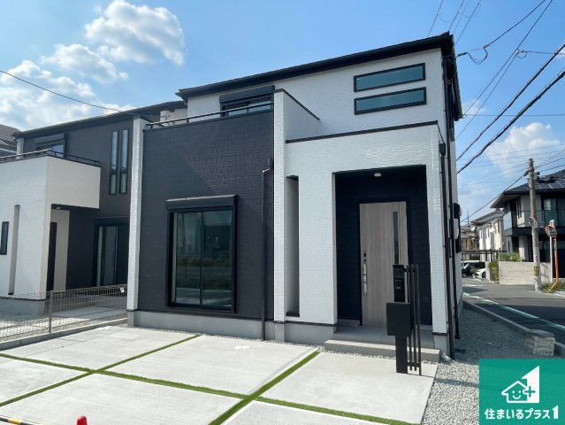 柏原市田辺　第3期　新築一戸建ての外観|お客様に長く安心して住んでいだだける事にこだわった家づくり！住んでからのアフターサービスにもしっかりと取り組んでいます！