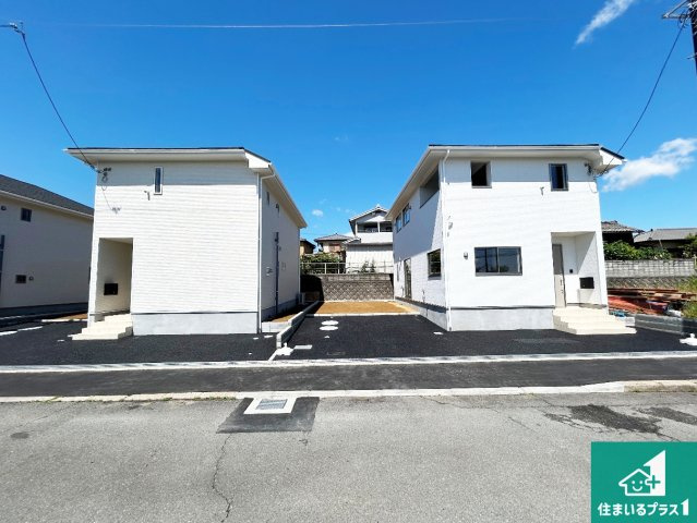 ●奈良市七条　第6期　新築一戸建て　の外観|現在はこんな感じです。完成までが待ち遠しいですね。