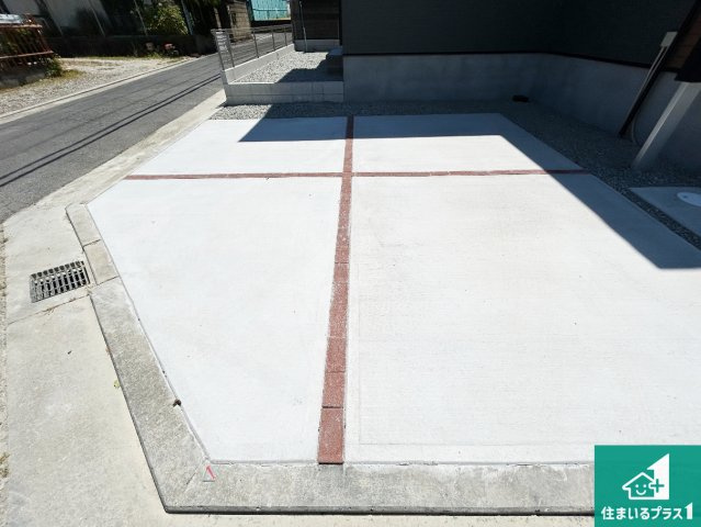 大和郡山市矢田山町　第4期　新築一戸建ての駐車場|駐車スペース！散水栓があるので、こまめに愛車を洗えます！