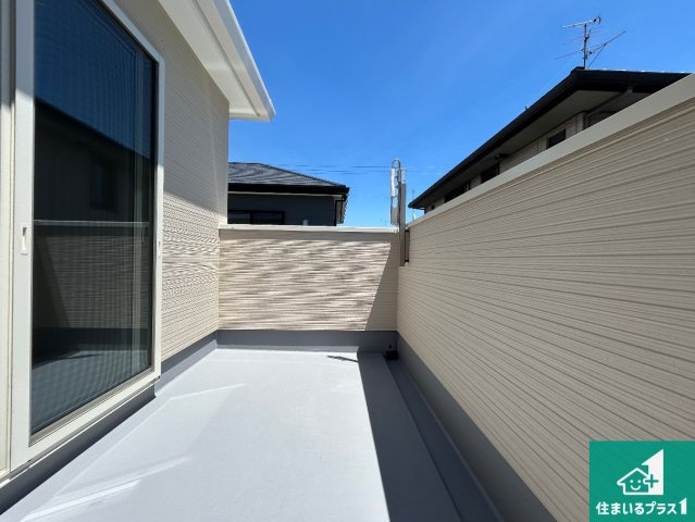 大和郡山市矢田山町　第4期　新築一戸建てのバルコニー|日当たりのよいバルコニー！お部屋が開放的に！