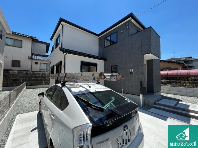 ●19(土)～23(水)現地説明会！　大和郡山市矢田山町　全3邸　の駐車場|駐車スペース！散水栓があるので、こまめに愛車を洗えます！